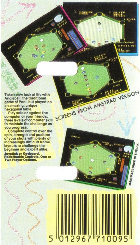 Angle Ball box art for MSX